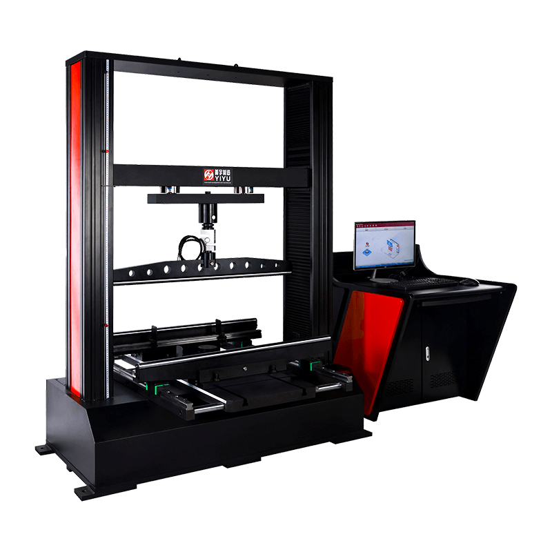 Seria WDW, tip ușă cu două coloane, cu șurub dublu, controlată de microcomputer, mașină multifuncțională de testare a compresiei și a îndoirii